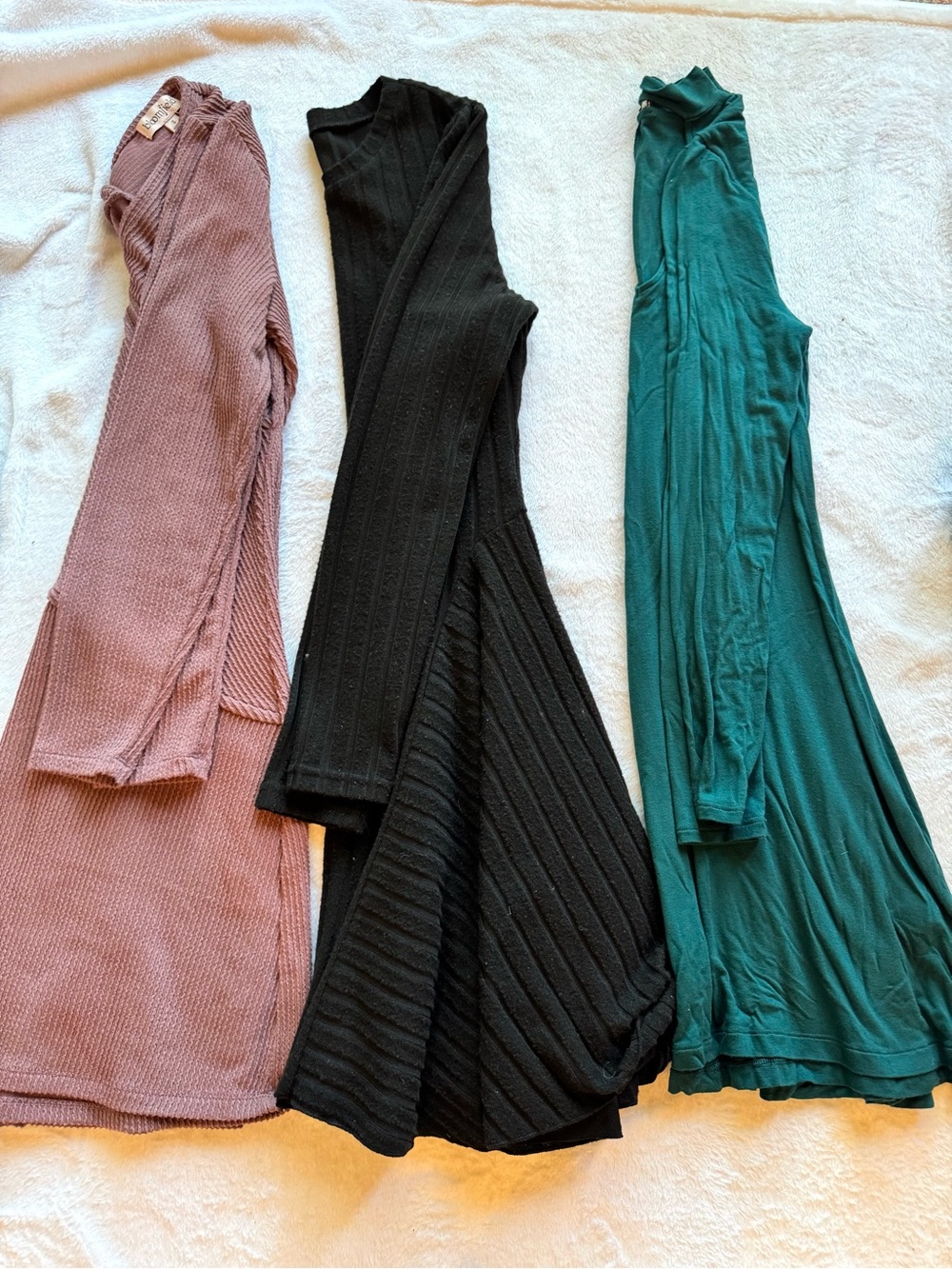 Bundle of 3 long sleeved dresses